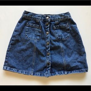 Urban Outfitters BDG denim button down skirt